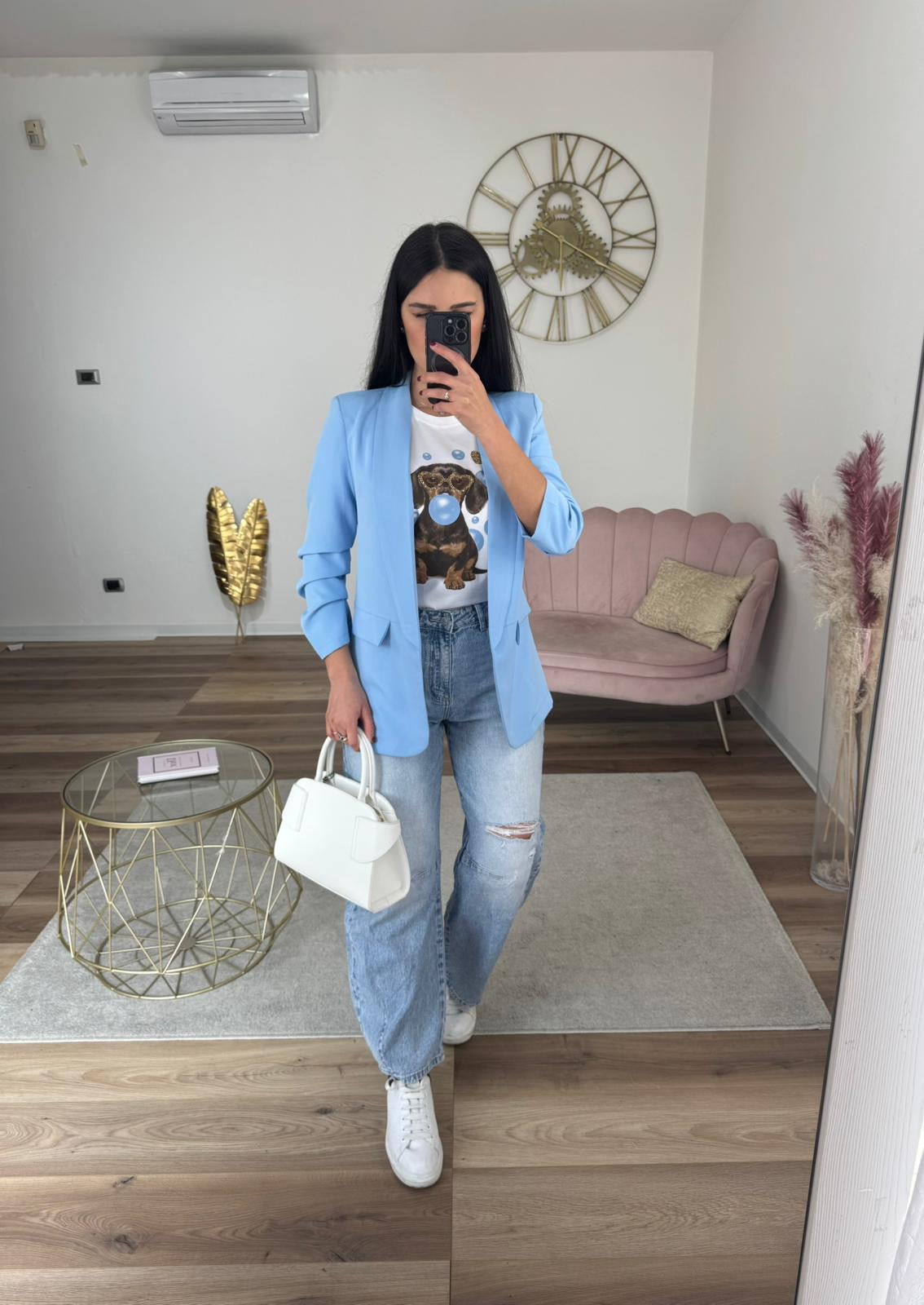 Blazer Francesca Azzurro