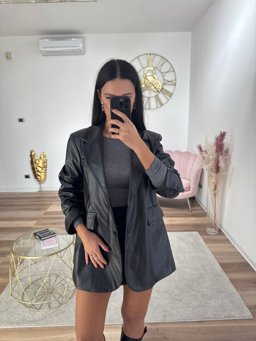 Blazer Ecopelle Over