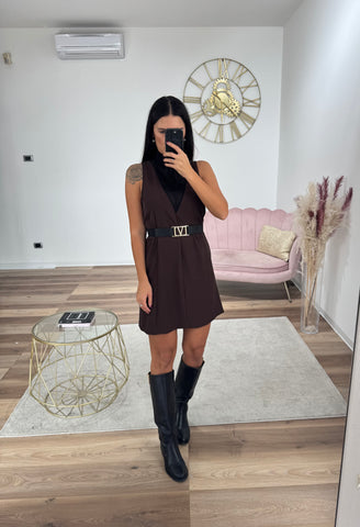 Abito Milena Cioccolato