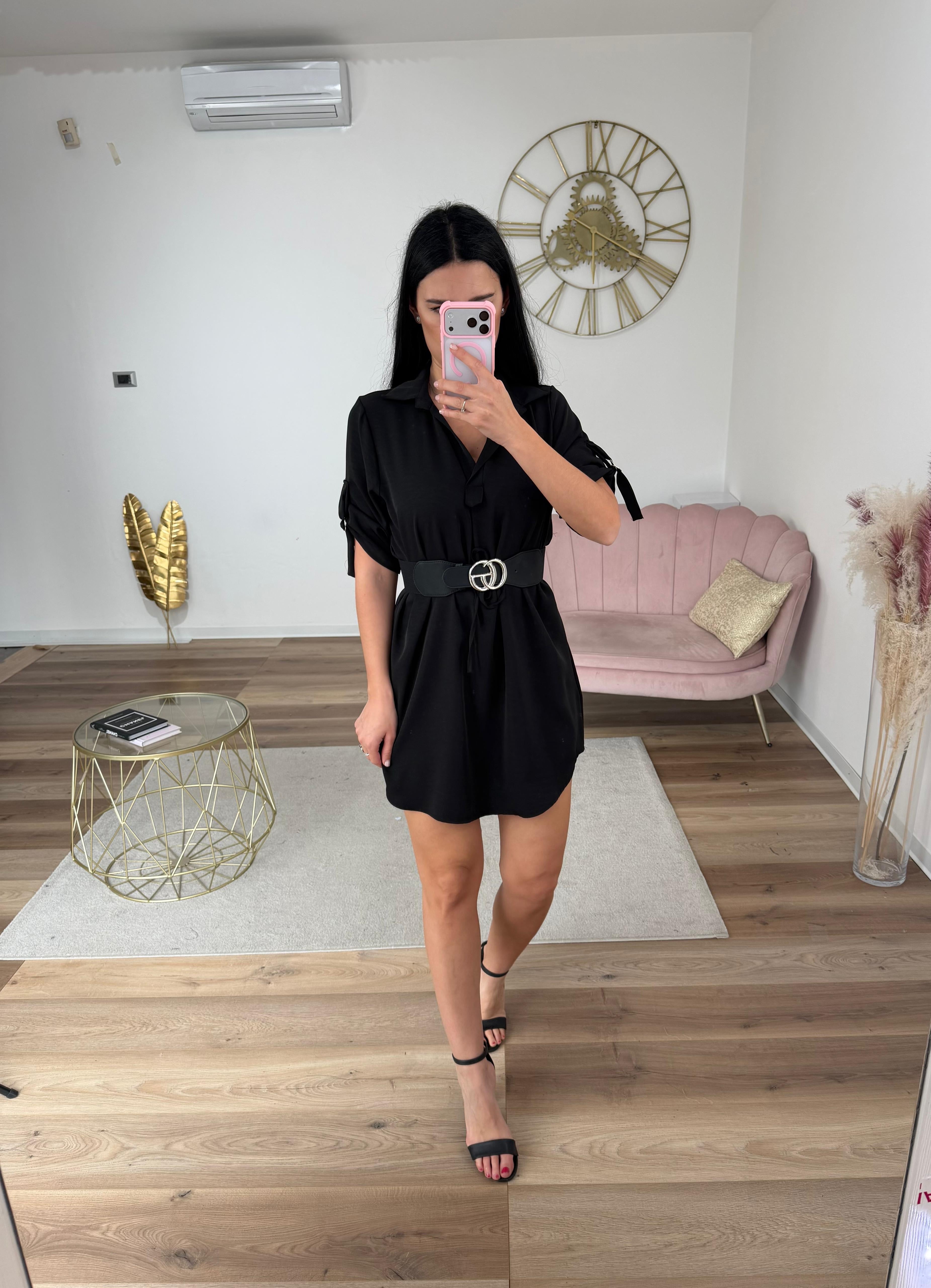 Maxi Camicione Nero