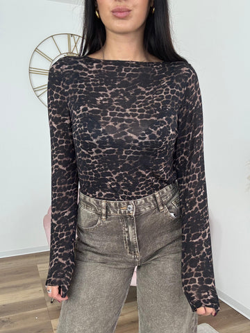 Maglia Cashmere Animalier