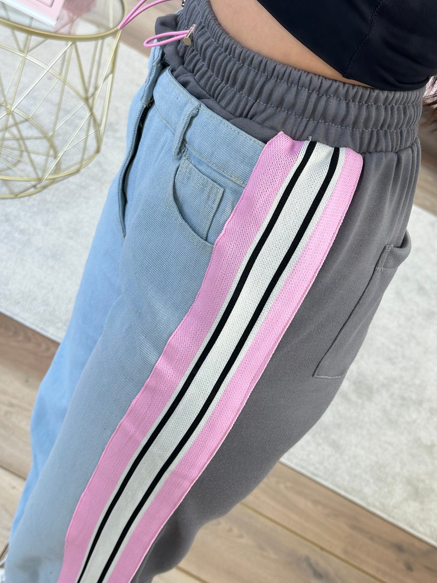 Jeans Fashion Double Pink