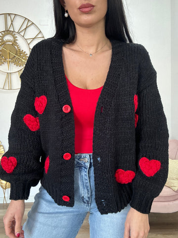 Cardigan Love Nero