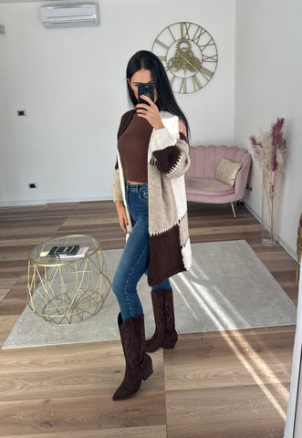 Cardigan Bruna Lungo