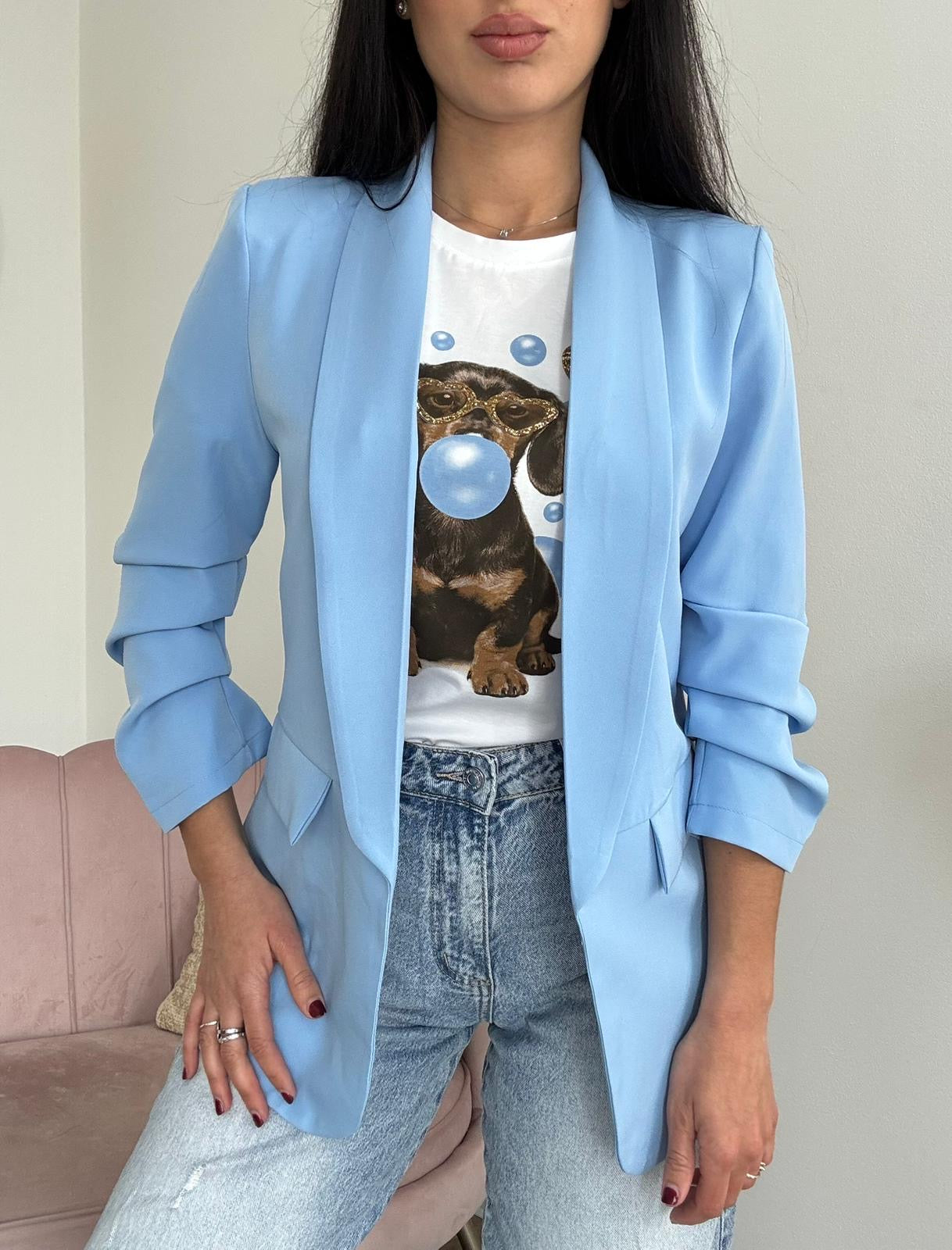 Blazer Francesca Azzurro