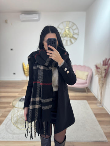 Sciarpone Barbara Nera