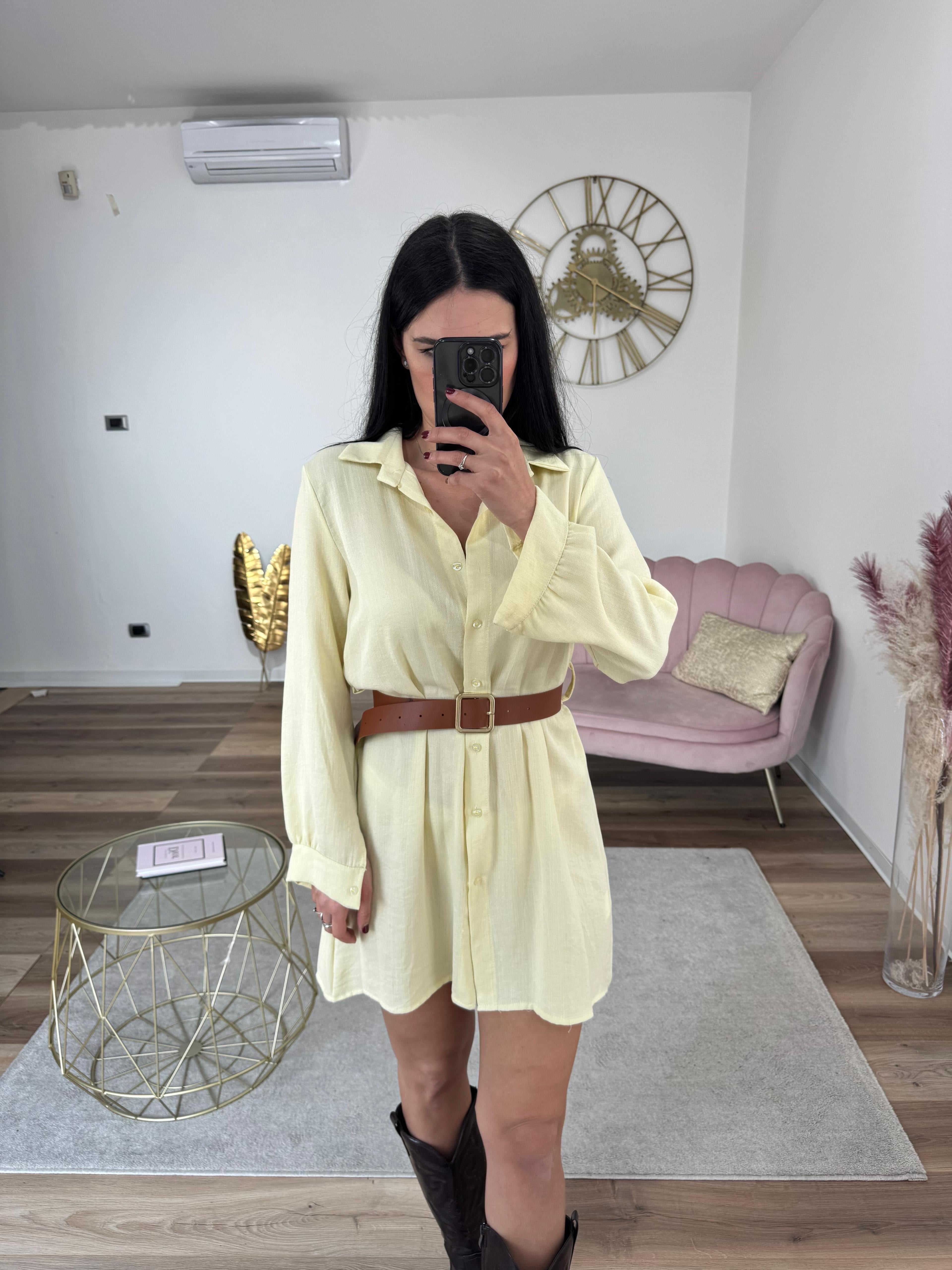 Chemisier Lucia Giallo