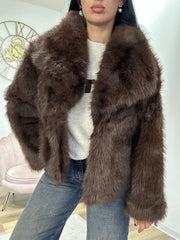 Pelliccia Cortina Cioccolato