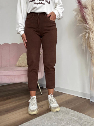 Jeans Mom- Fit Chocolate