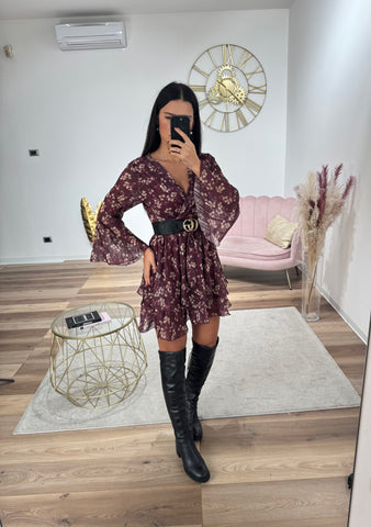 Abito Bea Bordeaux
