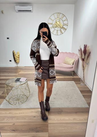 Cardigan Canazei Cioccolato
