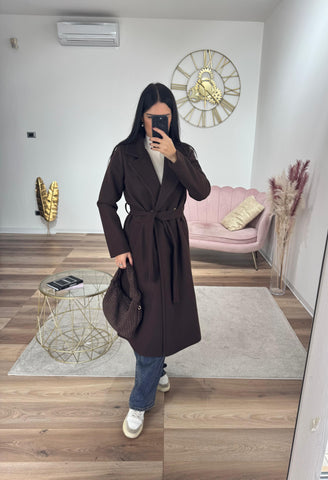Cappotto Lungo Cacao