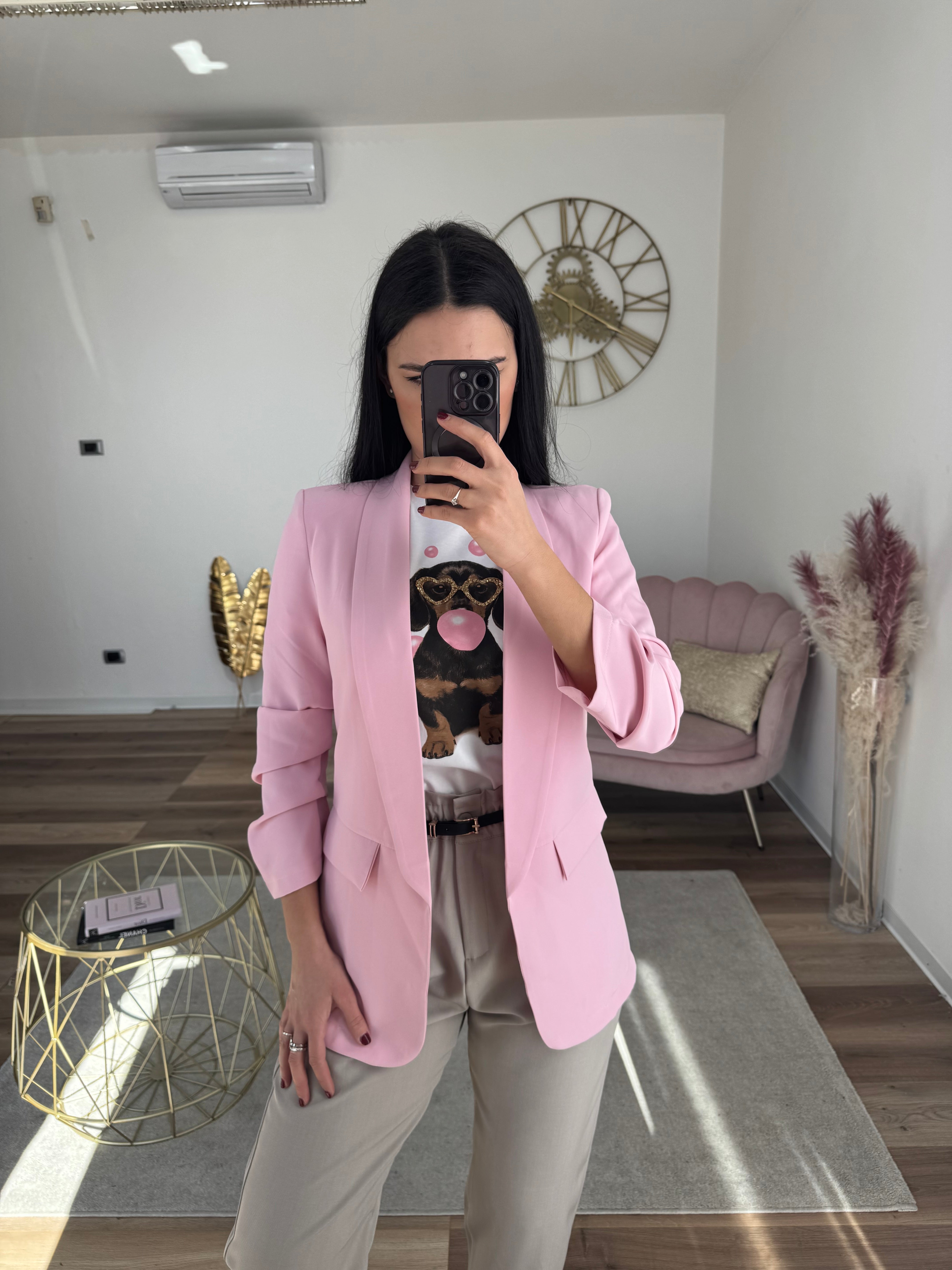 Blazer Francesca Rosa