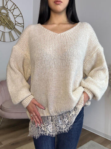 Pull Courmayeur Crema