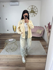 Jeans Ballon con Strappi Vintage