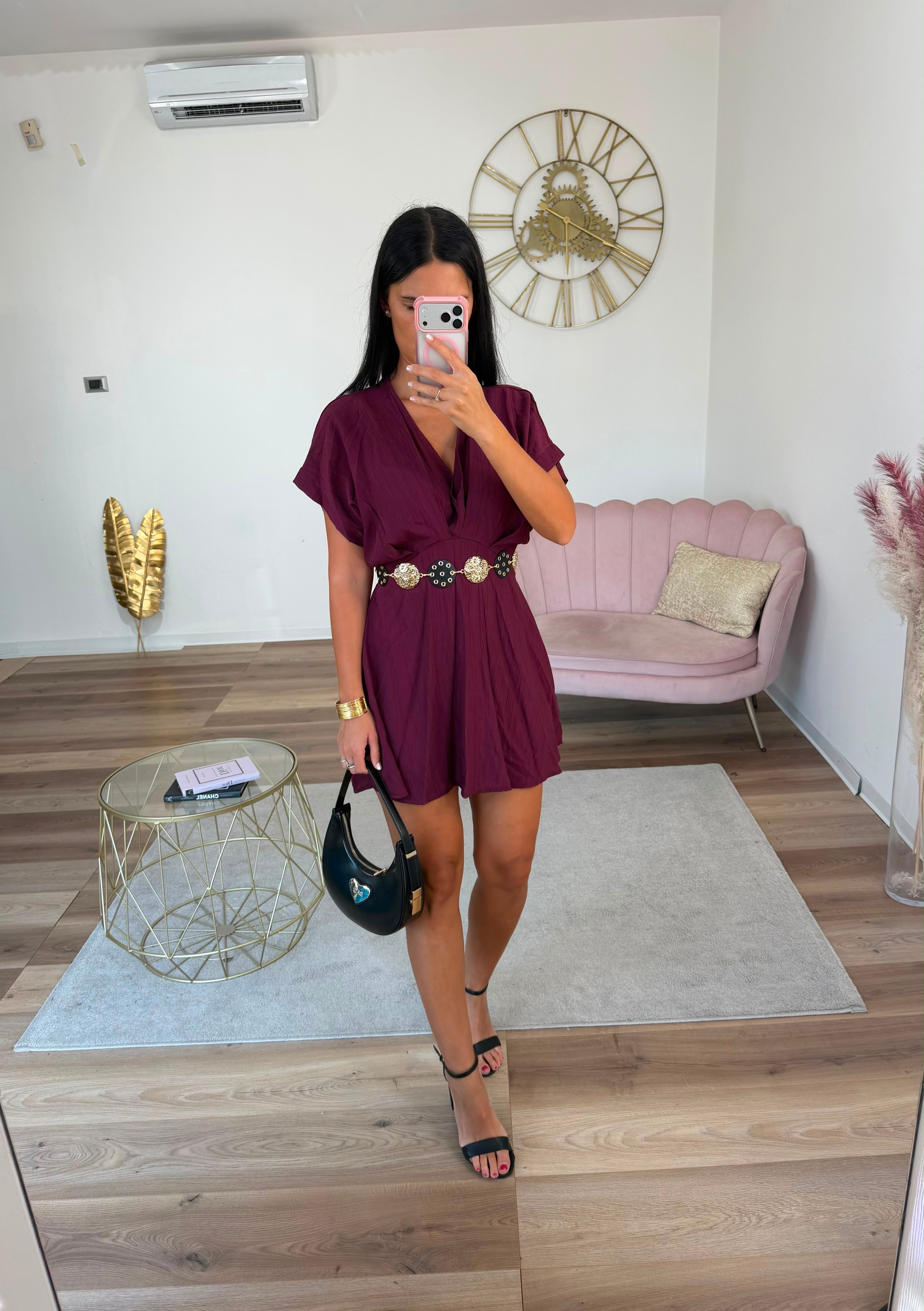Abito Margot Bordeaux