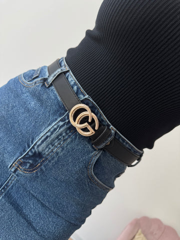 Cintura Giuly Strass Nero