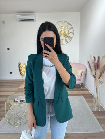 Blazer Kate Verde Petrolio
