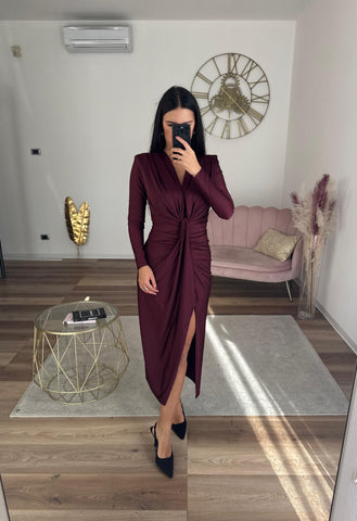 Abito Elena Bordeaux