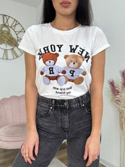 T-shirt Teddy New York