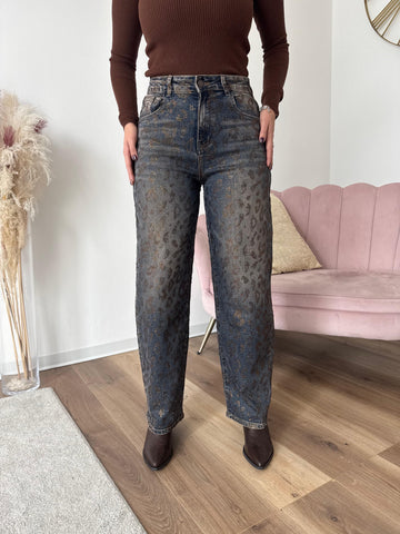 Jeans Slouchy Animalier