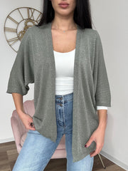 Cardigan Lurex Verde