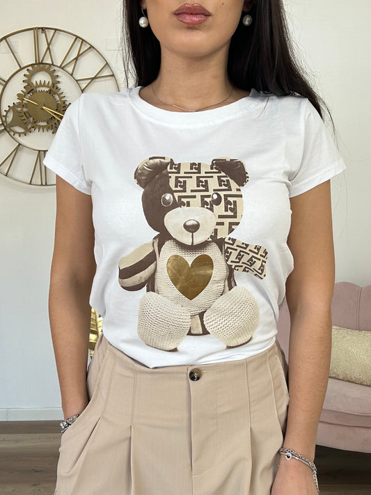 T-shirt Teddy Simil Fendi