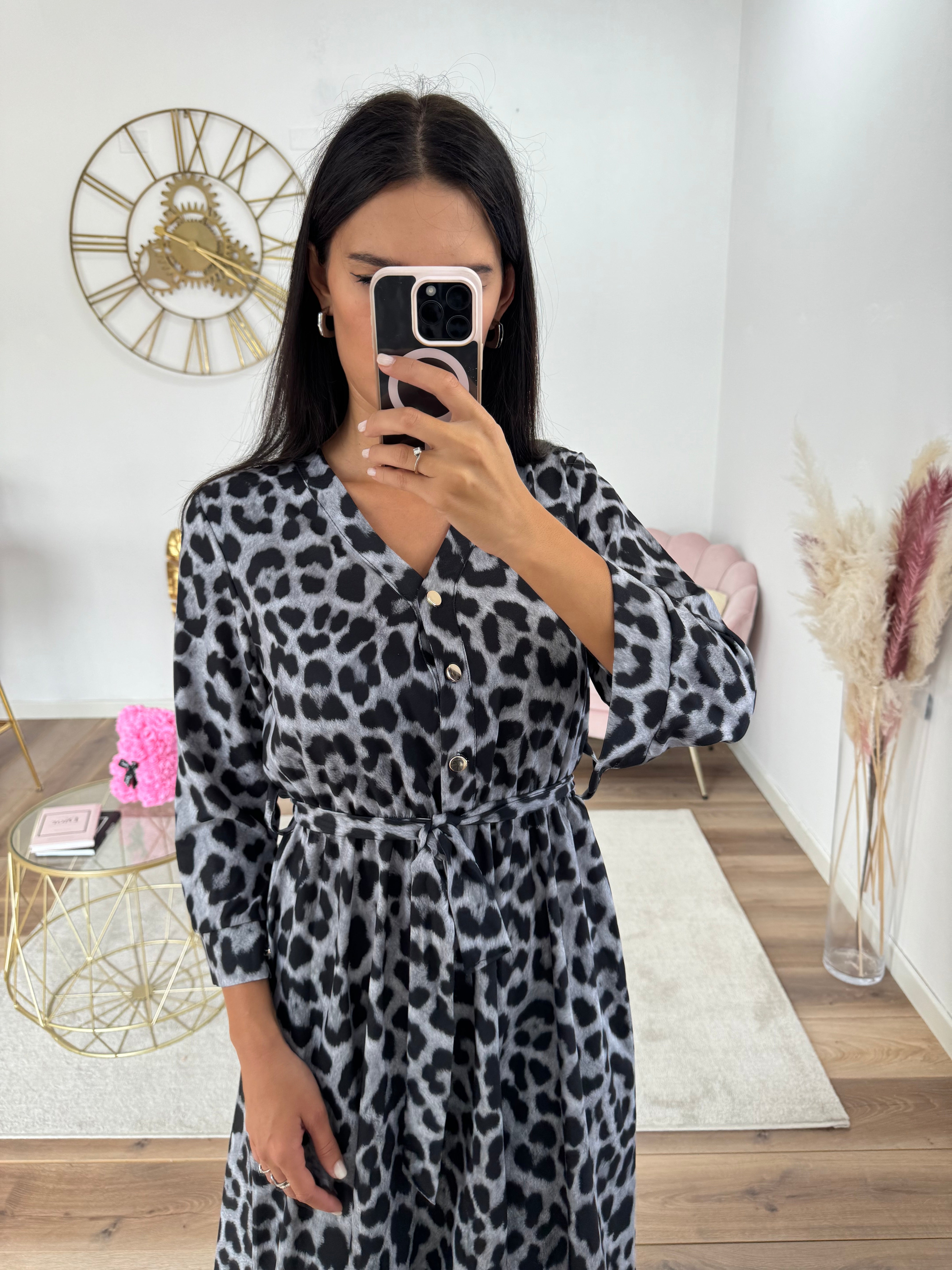 Abito Midi Animalier