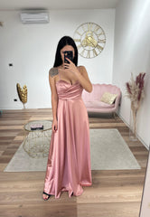 Abito Chantal Rosa Antico