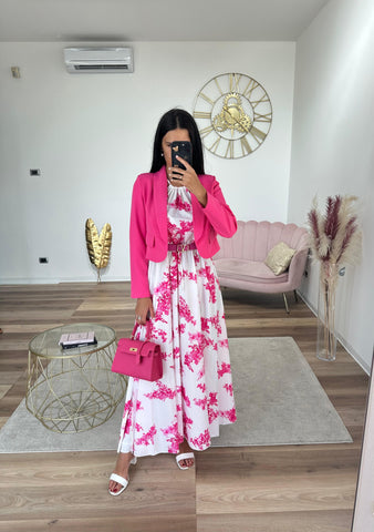 Blazer Crop Fucsia