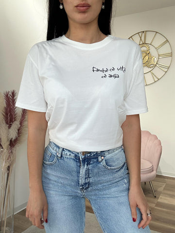 T-shirt Finchè c'è vita, c'è ansia