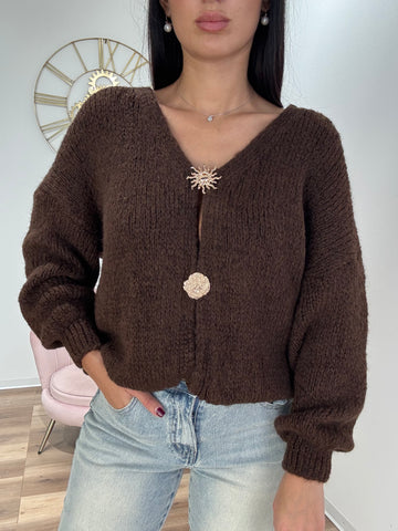 Cardigan Sole Brown