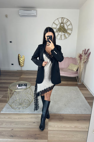 Top abito Victoria Champagne