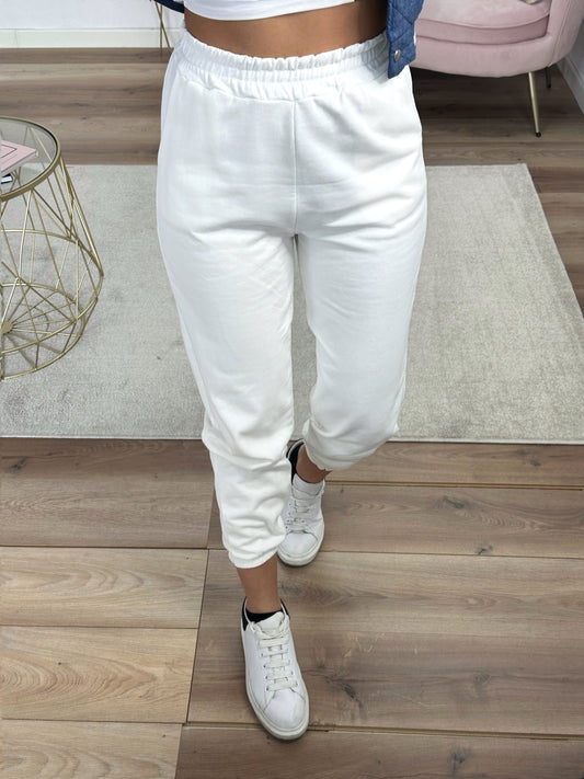 Pantalone Tuta Bianco