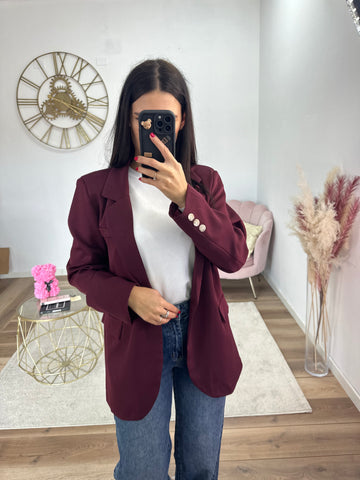 Blazer Over Bordeaux