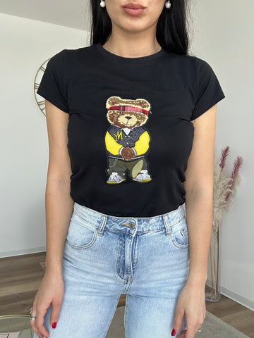 T-shirt Ted New York Nero