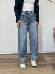 Jeans con Risvolto H5085