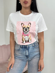 T-shirt Franchie Bulldog
