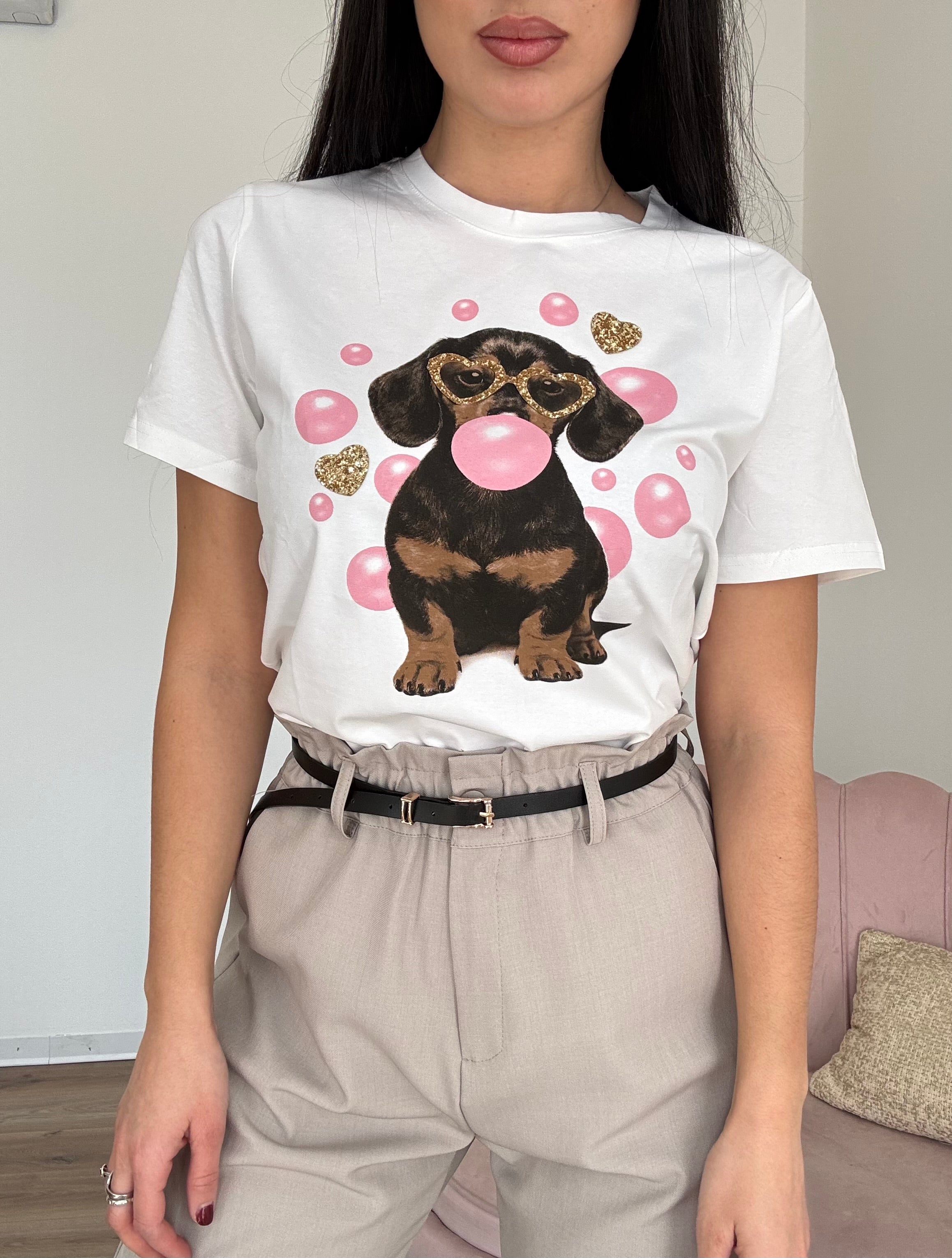 T-shirt Bassotto Pink