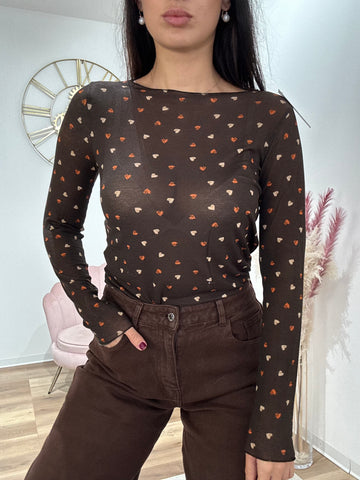 Maglia Cashmere Cuoricini