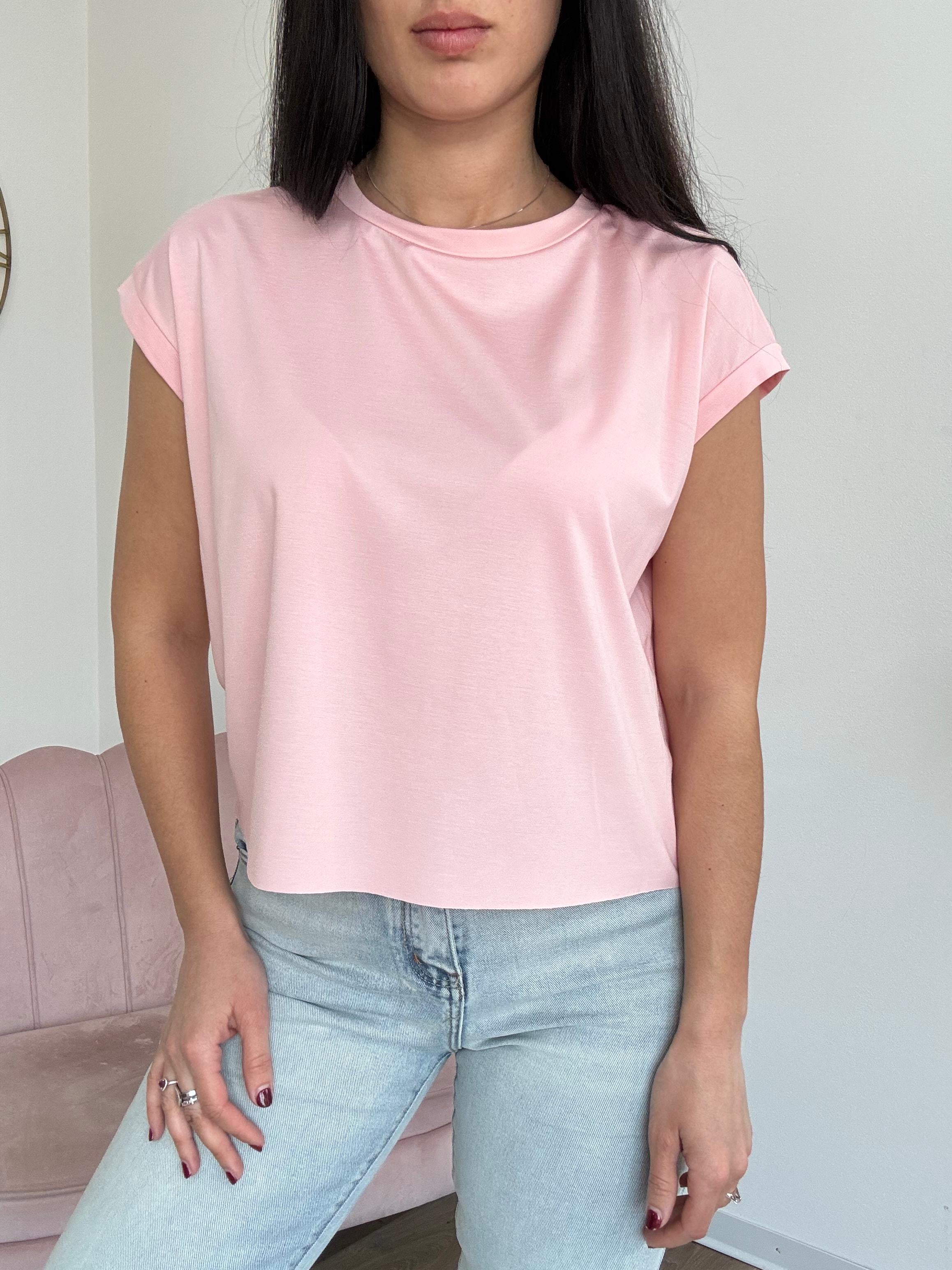 T-shirt Basic Rosa