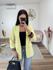 Blazer Animalier Giallo