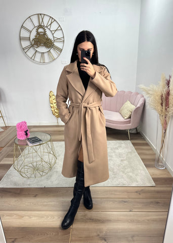 Cappotto Lungo Camel