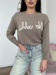 Pull No Vabbè Taupe Spring