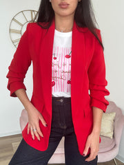 Blazer Francesca Rosso