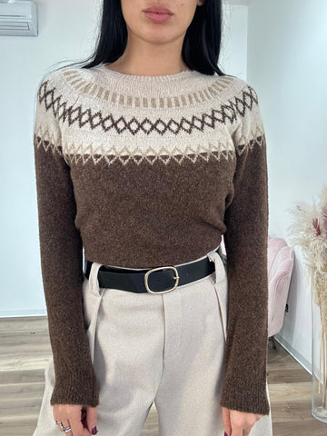 Pull Corvara Beige