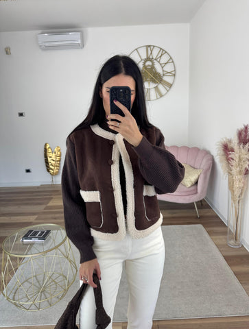 Cardigan Oslo Brown