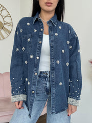 Camicione Denim Perla