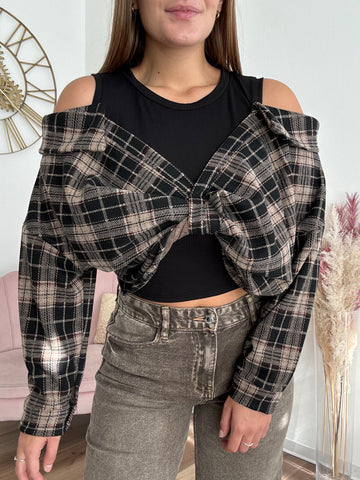 Top con Camicia Isa