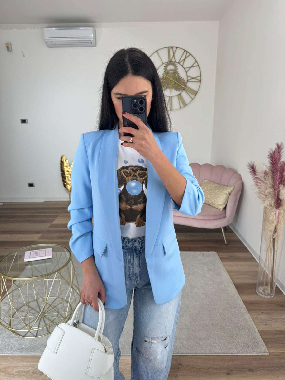 Blazer Francesca Azzurro